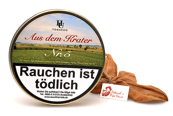 HU-tobacco Kratermischung No. 5 Pipe tobacco 50g Tin